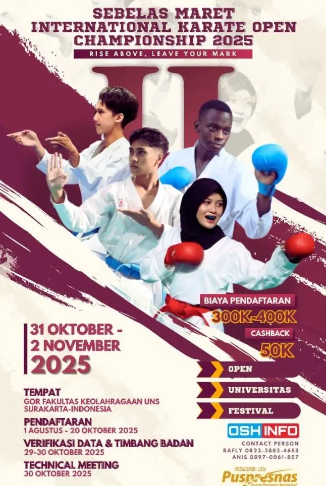 Surakarta, 31 Oct - 2 Nov 2025