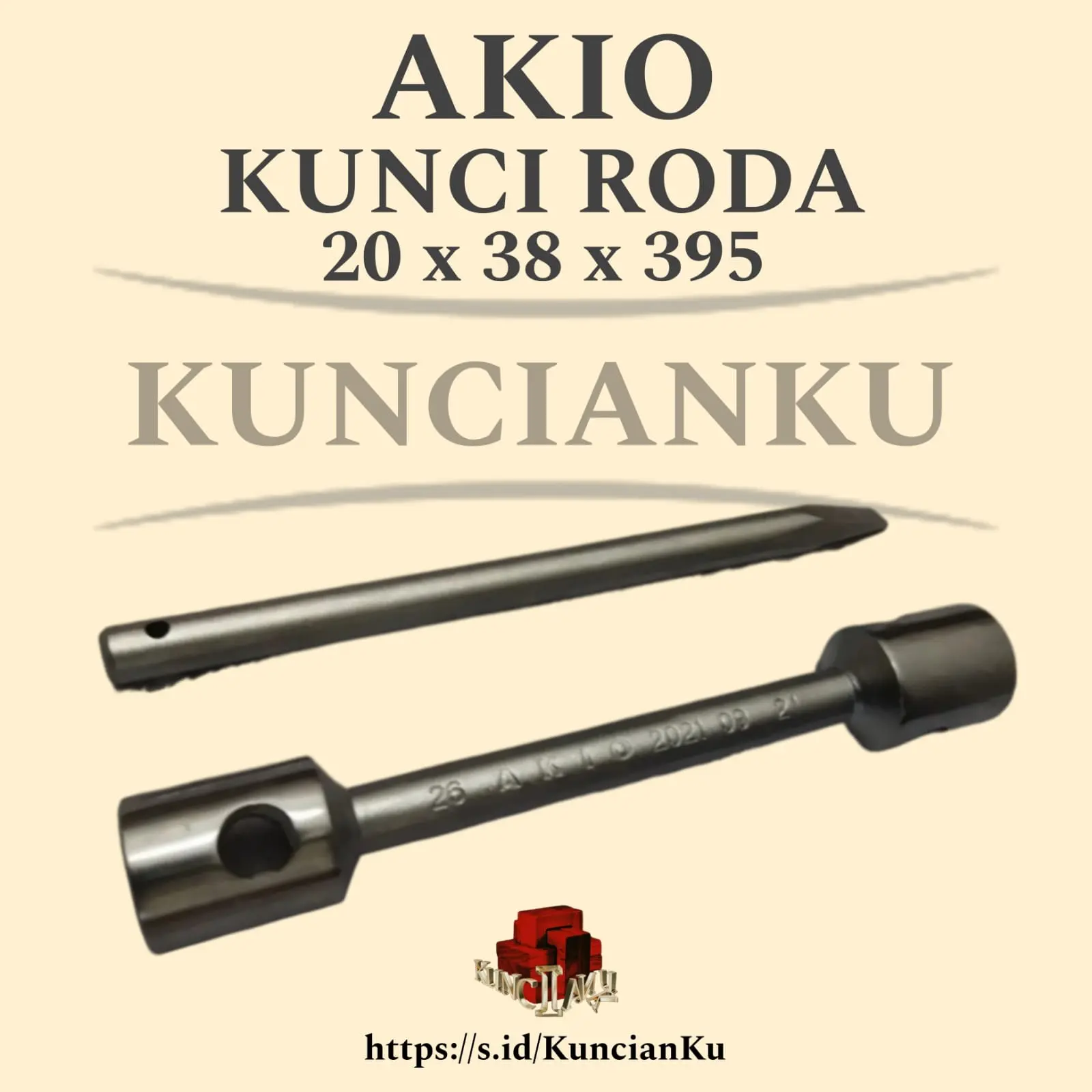 AKIO - KUNCI RODA 20 X 38 X 395