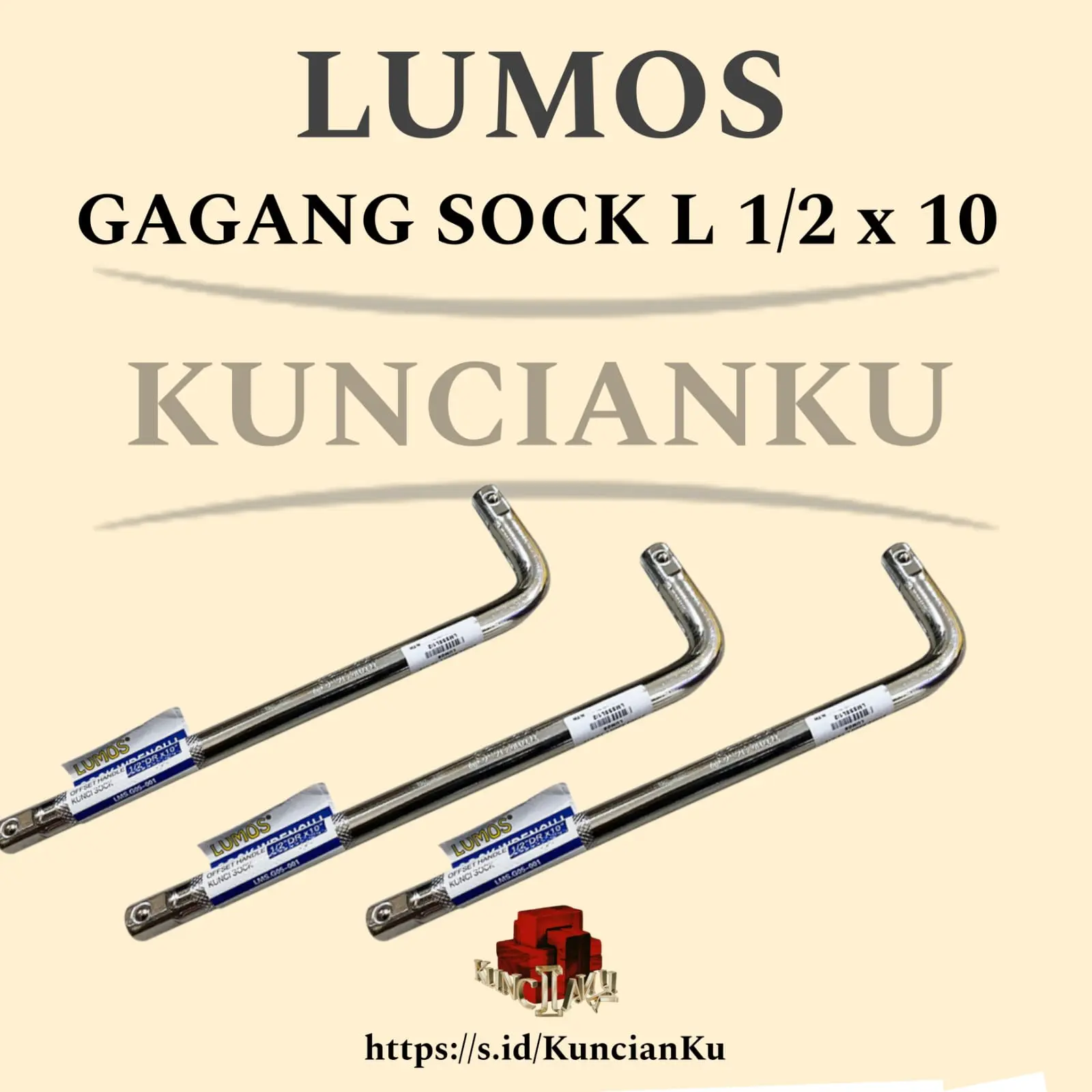 LUMOS - GAGANG SOCK L 1/2 X 10 INCH