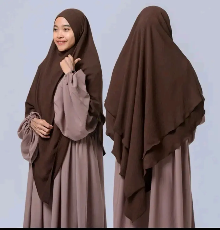 9. Tsurayya - Frenchkhimar Safira bahan Crincle Airflow