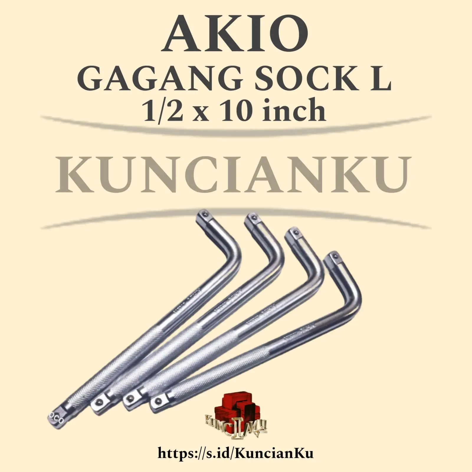 AKIO - GAGANG SOCK L 1/2 X 10 INCH