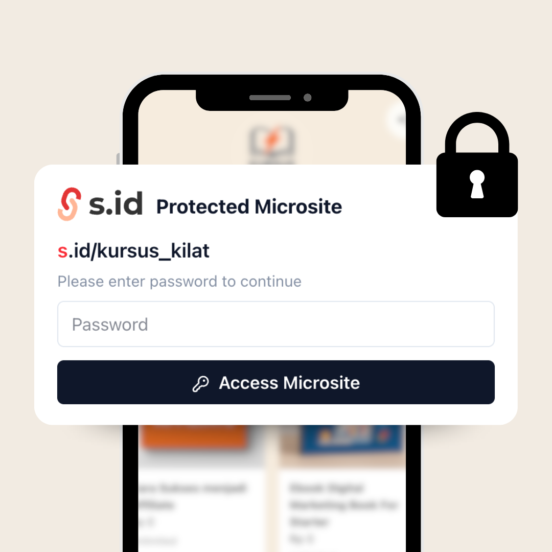 Protect Microsite – Secure Access to Your Microsite