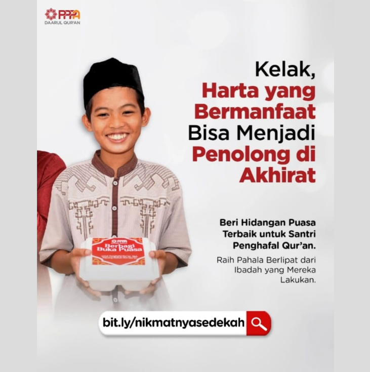 Sedekah Buka Puasa Santri Penghafal Qur'an