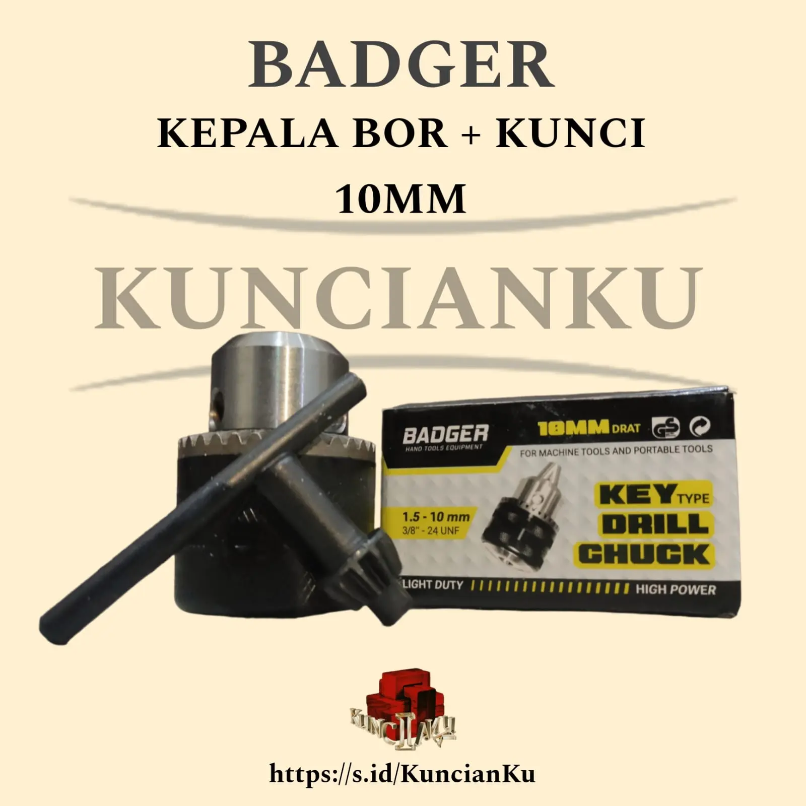 BADGER - KEPALA BOR 10 MM