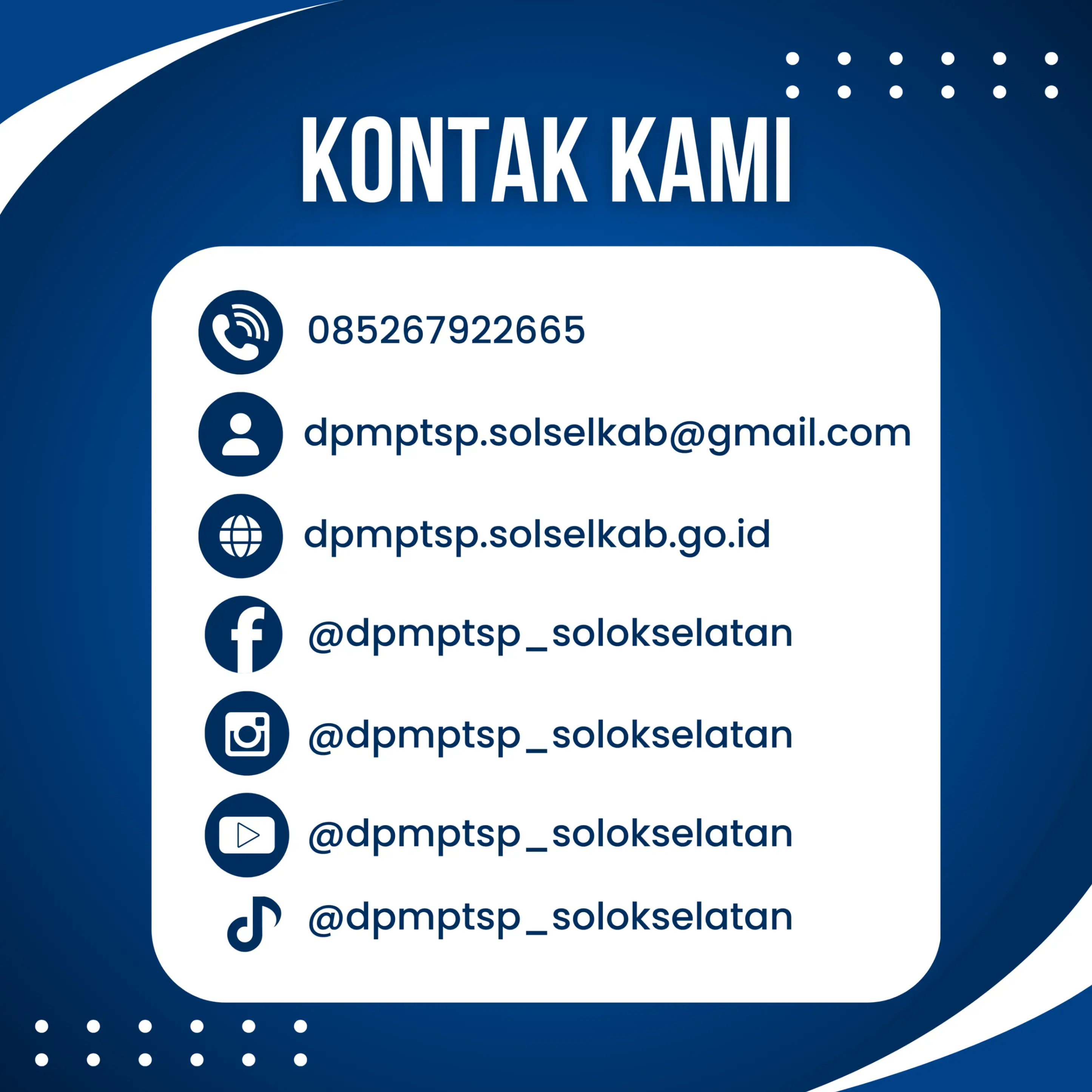 Informasi dan Kontak