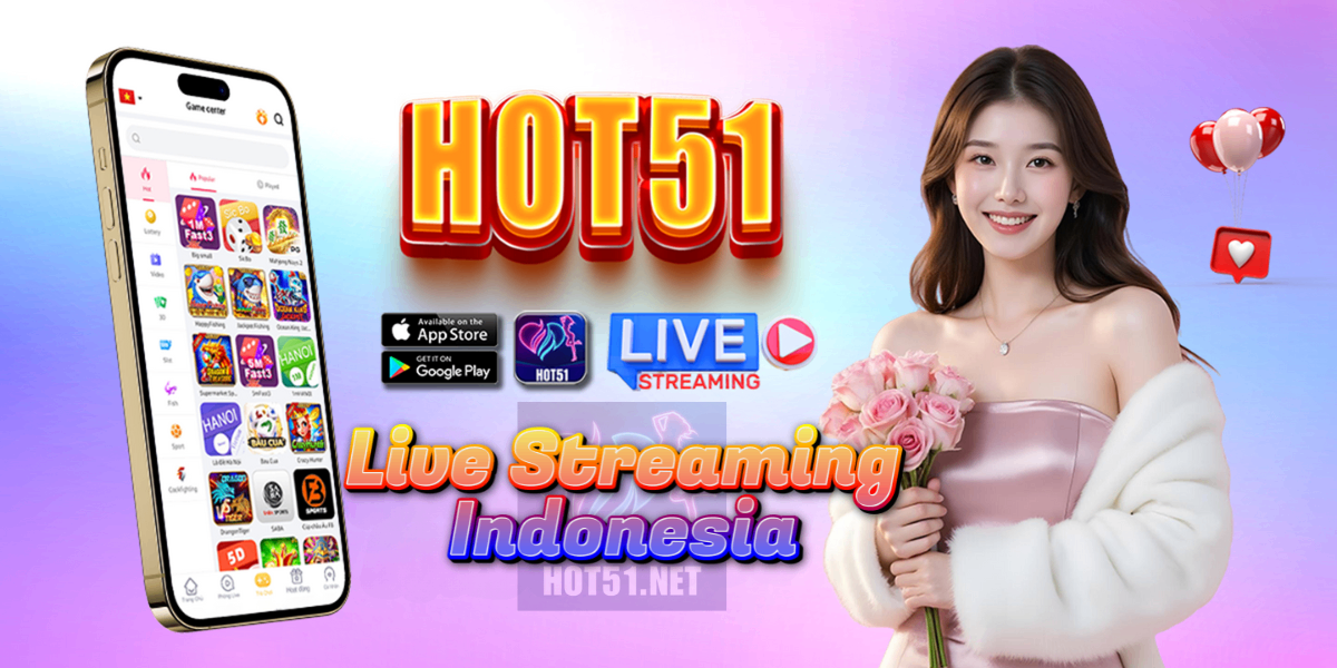 Hot51 adalah aplikasi live streaming bar bar terbaik di Indonesia. Nikmati berbagai fitur unggulan APK Hot51 Live, dan HotLive.
