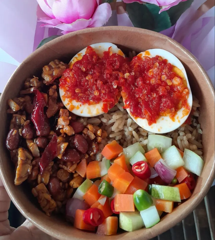 Nasi Kebuli Telur Balado