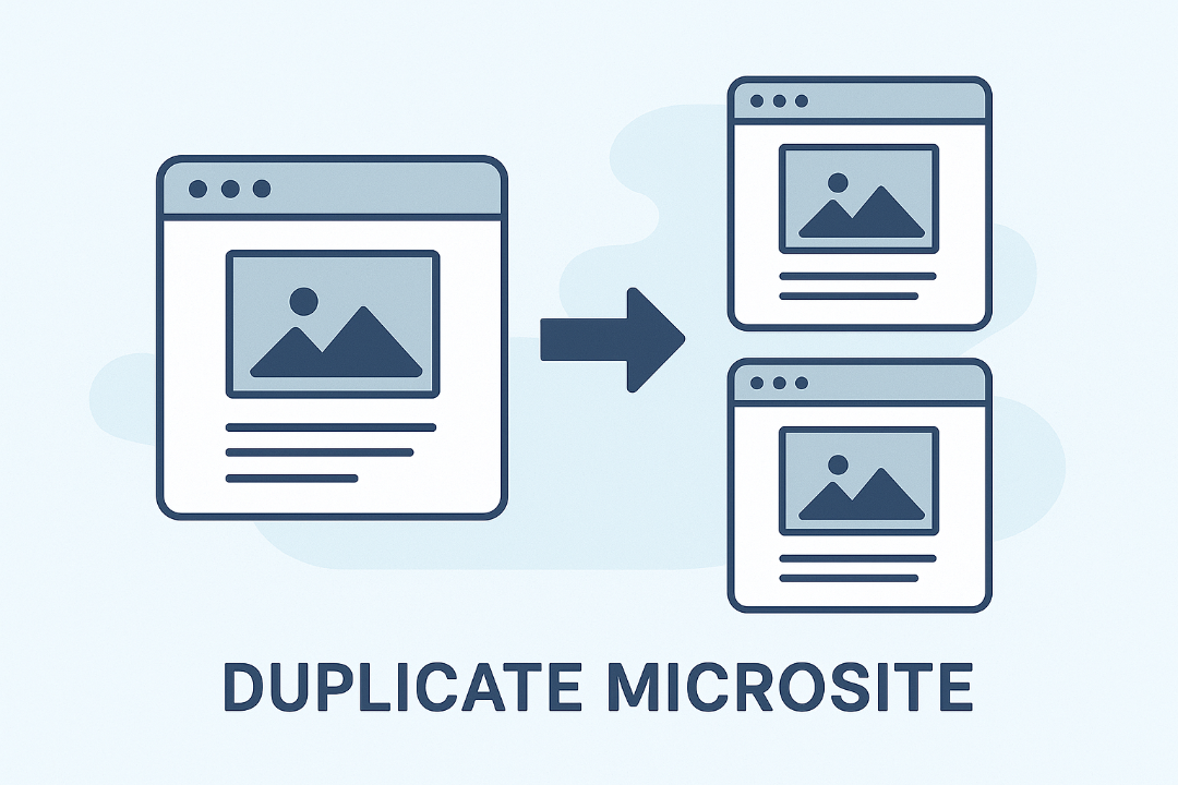 New Feature: Duplicate Microsite on s.id!