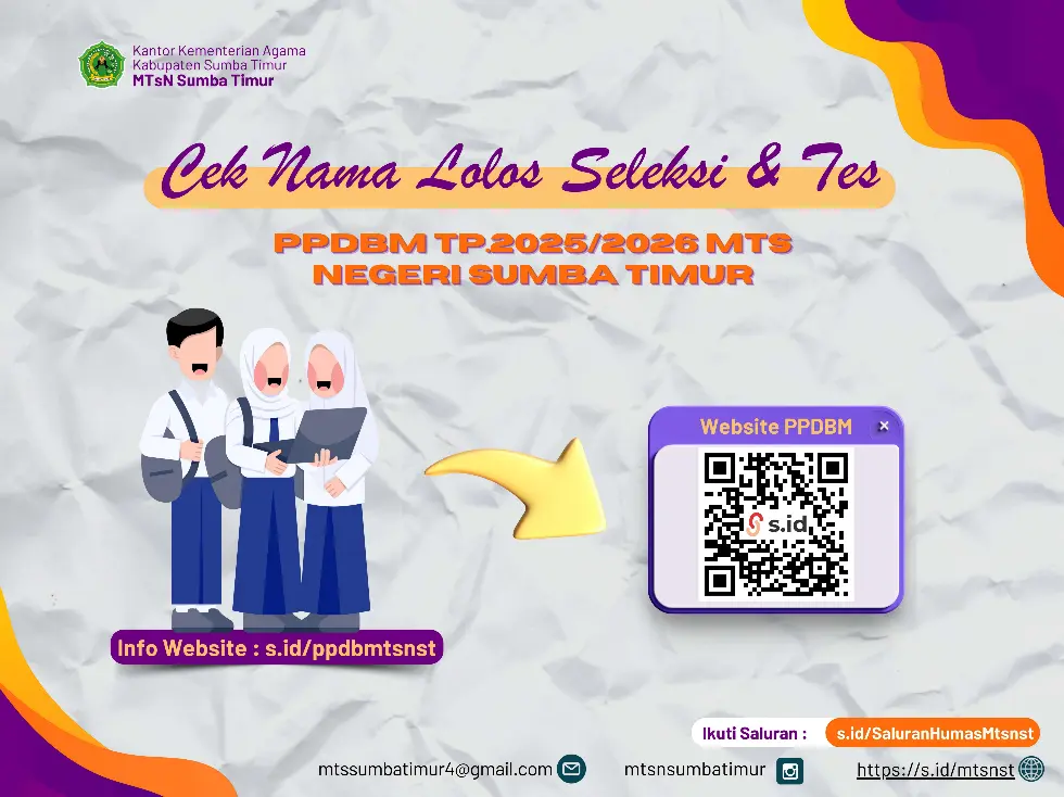 PENGUMUMAN HASIL SELEKSI PPDBM