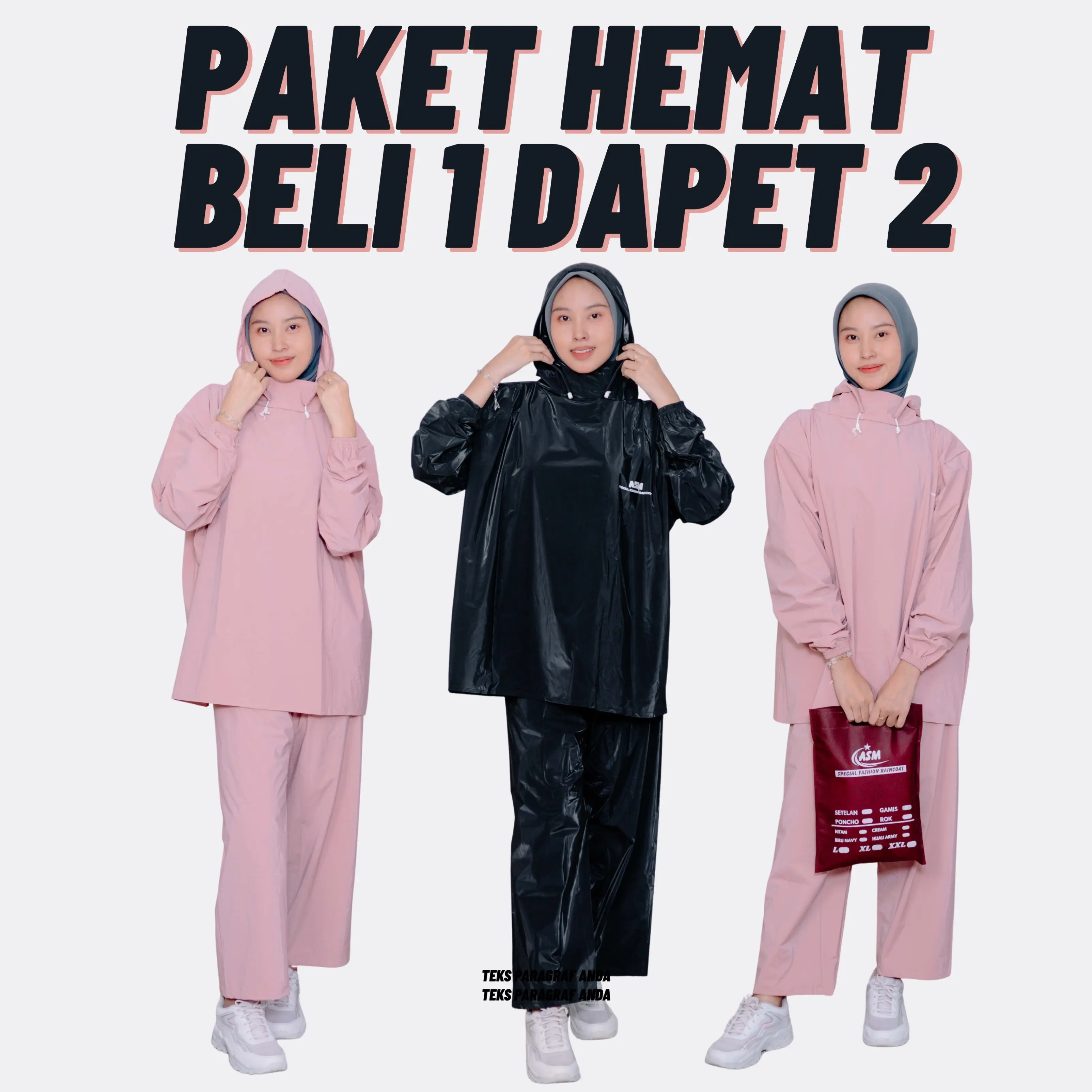 Paket Hemat Dengan Varian Hoodie