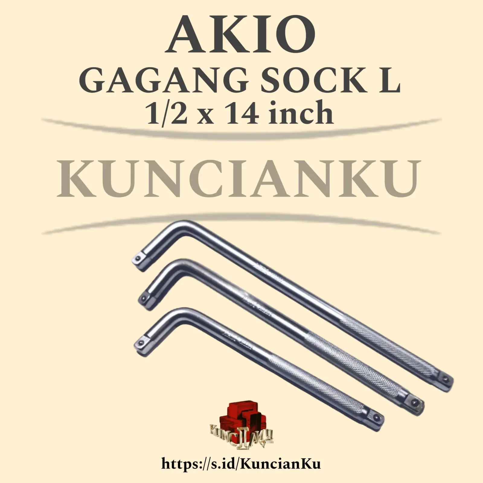 AKIO - GAGANG SOCK L 1/2 X 14 INCH