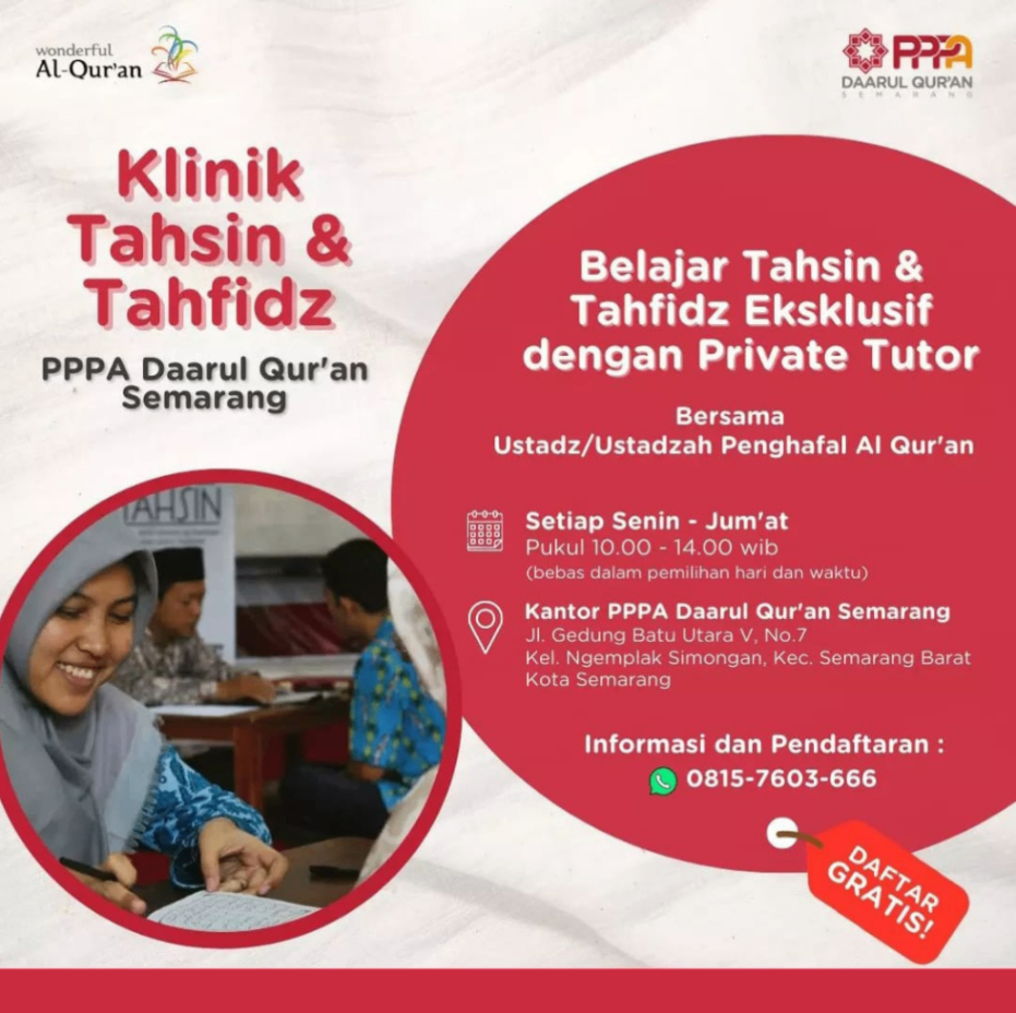 Klinik Tahsin Tahfizh Qur'an