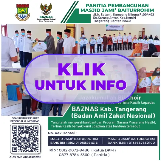 Bantuan BAZNAS Kab. Tangerang