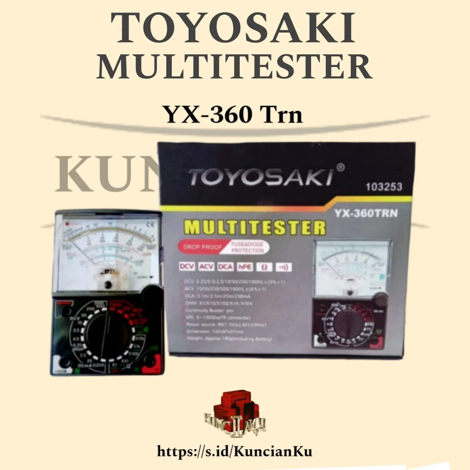 TOYOSAKI - ANALOG MULTITESTER