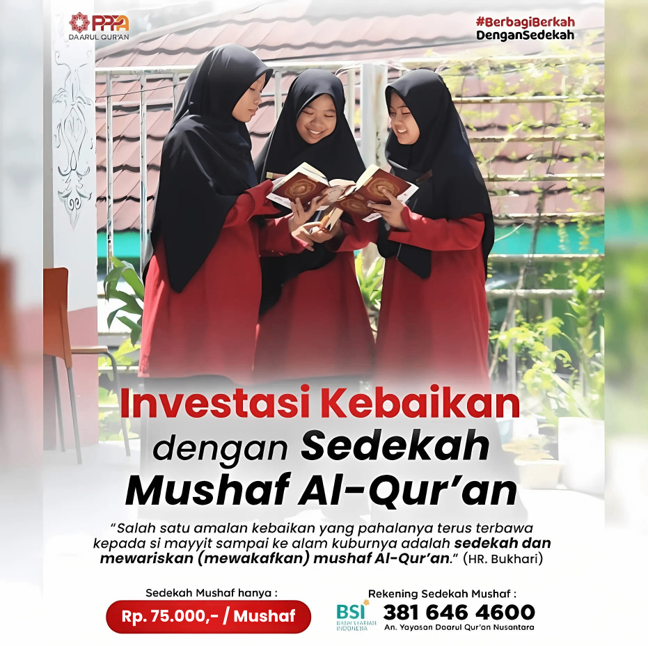 Sedekah Mushaf Al Qur'an